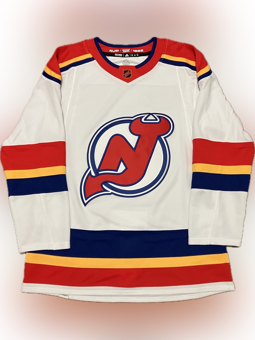 New Jersey Devils Blank Reverse Retro 2.0 Adidas NHL Hockey Jersey Size 46